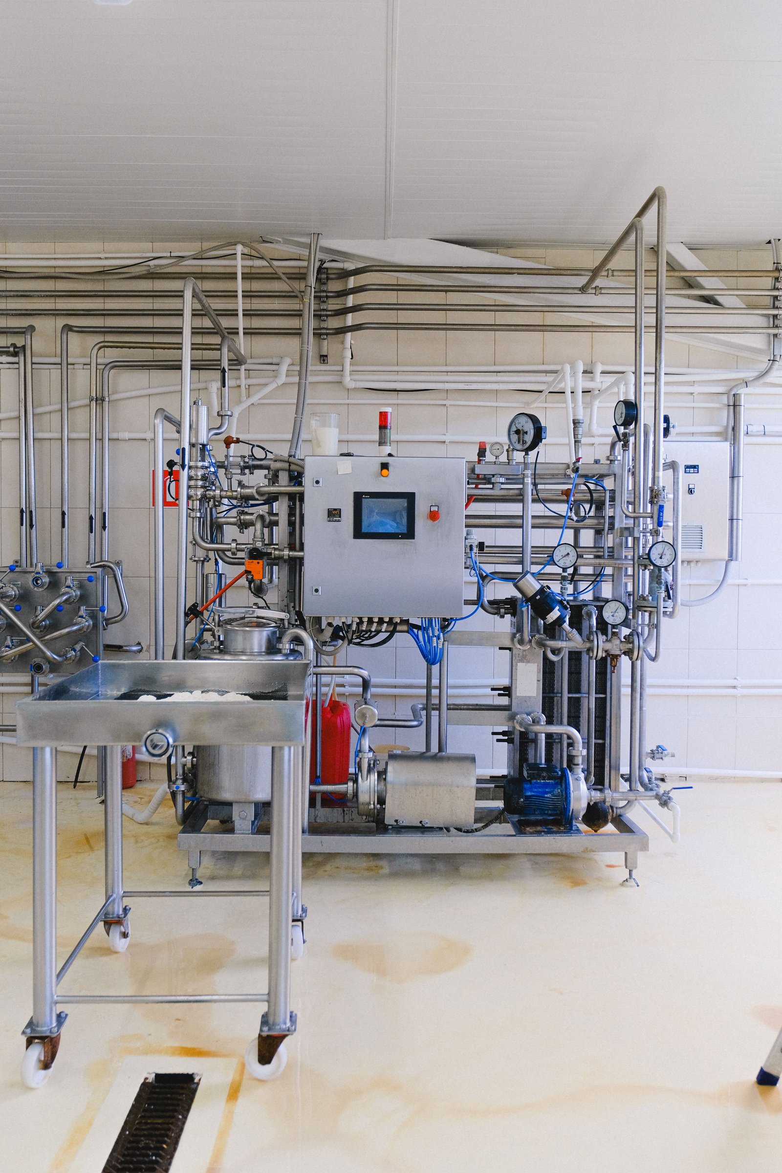 Factory floor and manufacturing equipment