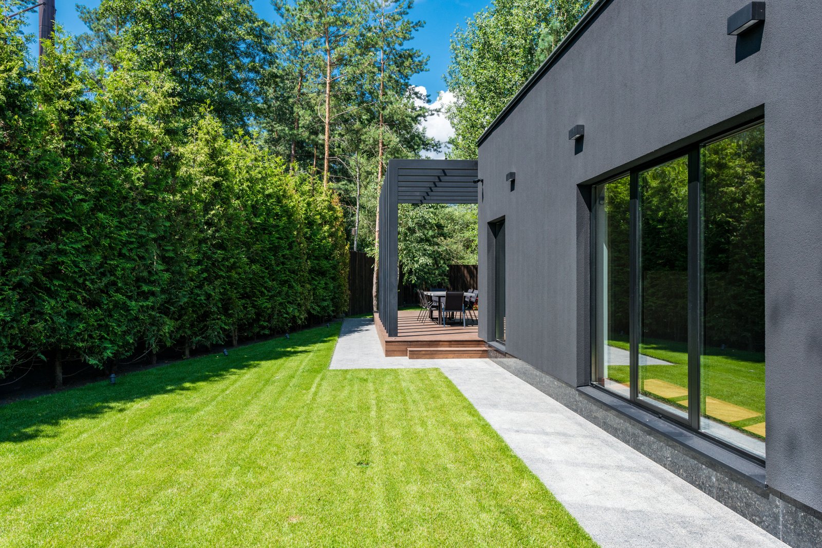 Modern residential real estate property